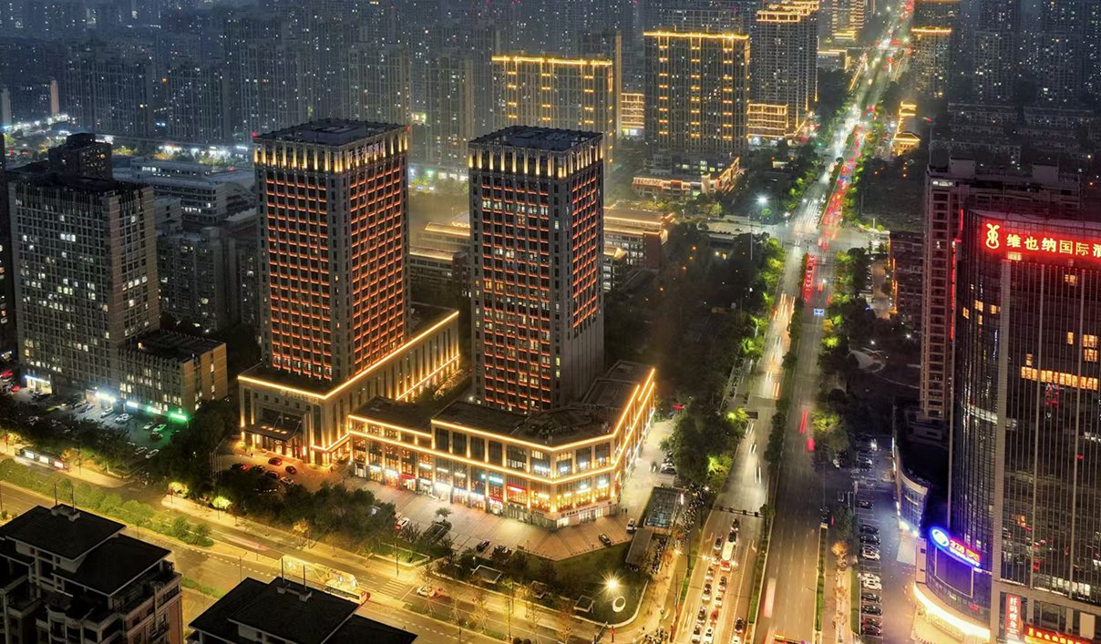 博奧路(北干區(qū)塊解放河至金城路段)兩側(cè)建筑亮化提升工程